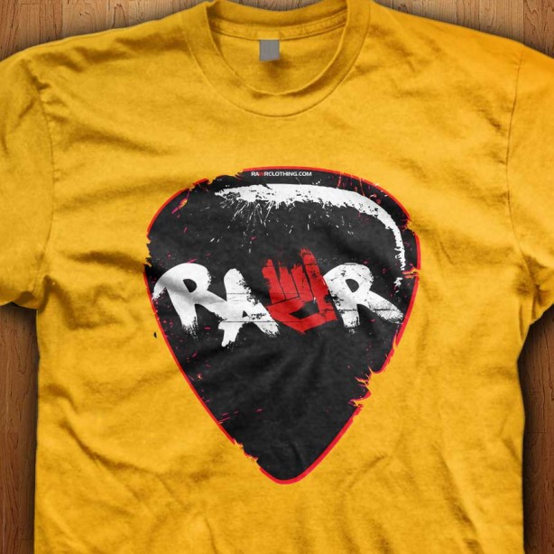 Rawr-Guitar-Pick-Yellow-Shirt